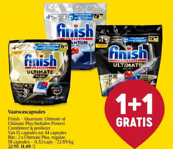 Delhaize Vaatwascapsules aanbieding