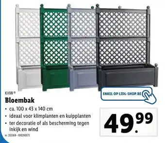 Lidl KHW Bloembak aanbieding