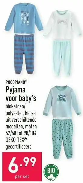 ALDI Pyjama voor baby`s aanbieding