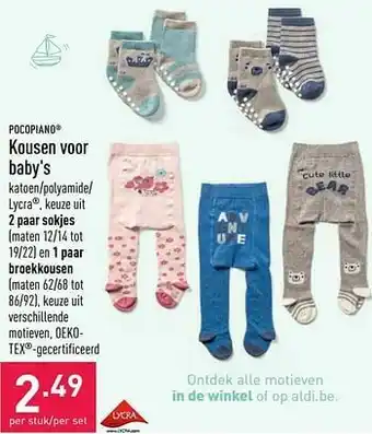 ALDI Kousen voor baby`s aanbieding