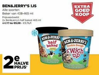 Jumbo Ben+jerry’s half baked aanbieding