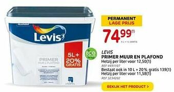 Brico Primer muur en plafond aanbieding
