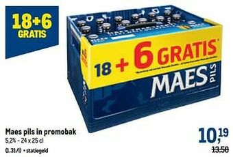 Makro Maes pils aanbieding