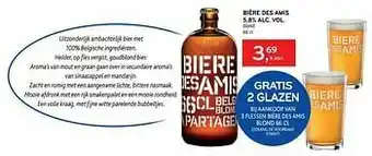 Alvo Bière des amis 5,8% alc. vol. blond aanbieding