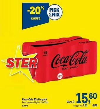 Makro Coca-cola aanbieding
