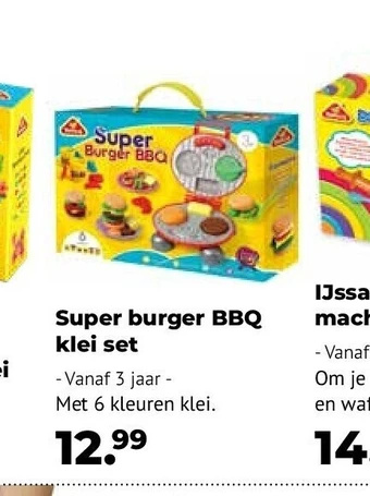Europoint Super burger bbq klei set aanbieding