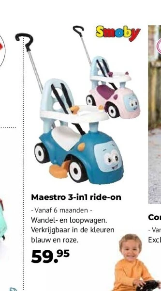 Maestro 3-in1 ride-on