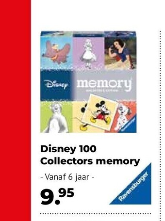 Europoint Disney 100 collectors memory aanbieding