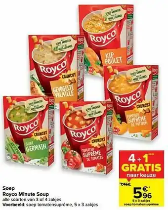 Carrefour Market Royco soep tomatensuprême aanbieding