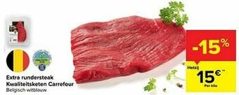 Carrefour Market Extra rundersteak kwaliteitsketen carrefour aanbieding