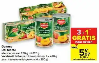 Del monte halve perziken op siroop