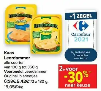 Carrefour Leerdammer original aanbieding