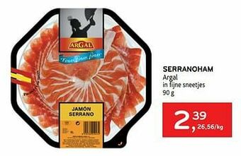 Alvo Serranoham argal aanbieding