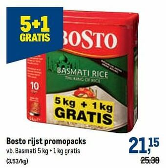 Bosto rijst basmati