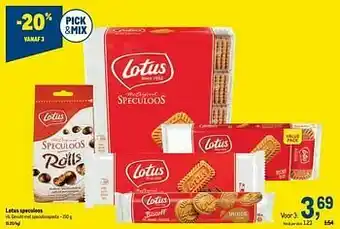 Lotus speculoos gevuld met speculoospasta