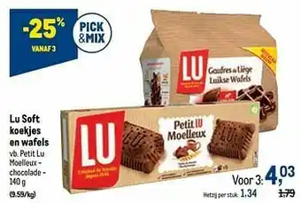 Petit lu moelleux - chocolade