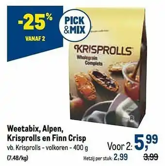 Krisprolls - volkoren