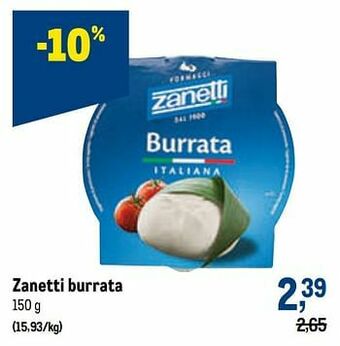 Zanetti burrata