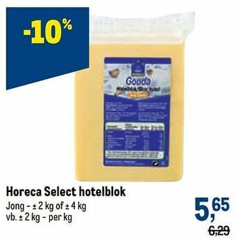 Horeca select hotelblok
