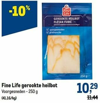Makro Fine life gerookte heilbot aanbieding