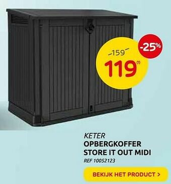 Brico Opbergkoffer store it out midi aanbieding
