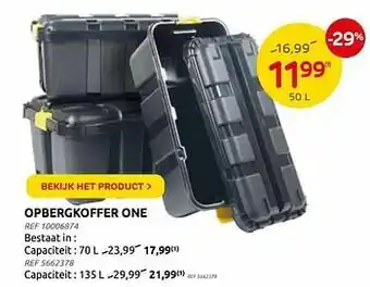 Brico Opbergkoffer one aanbieding