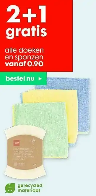 Doeken en sponzen