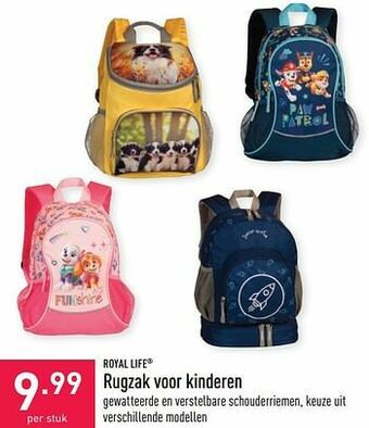 ALDI Rugzak voor kinderen aanbieding