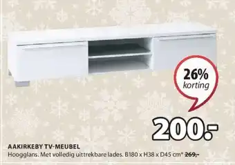 Jysk Aakirkeby tv-meubel aanbieding
