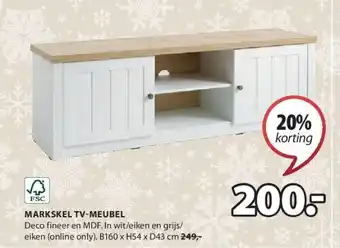 Jysk Markskel tv-meubel aanbieding