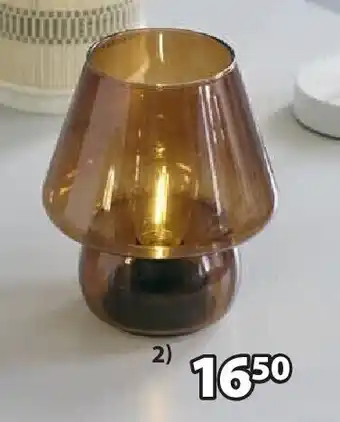 Jysk Holger lamp op batterijen aanbieding