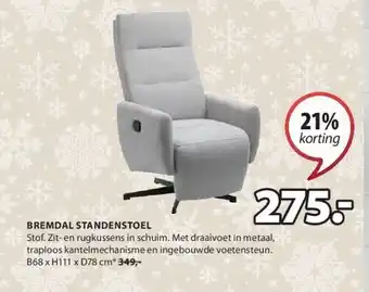 Jysk Bremdal standenstoel aanbieding