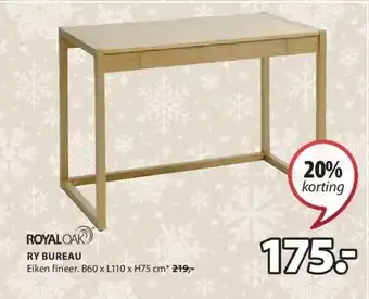 Jysk Ry bureau aanbieding
