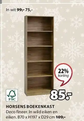 Jysk Horsens boekenkast aanbieding