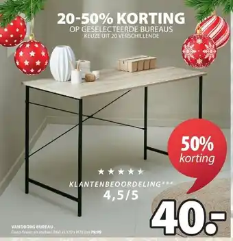 Jysk Vandborg bureau aanbieding