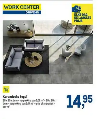 Makro Keramische Tegel aanbieding