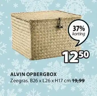 Jysk Alvin opbergbox aanbieding