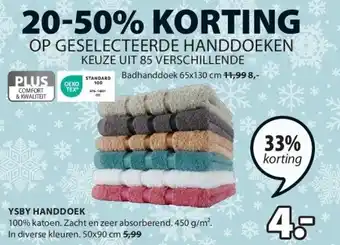 Jysk Ysby handdoek aanbieding