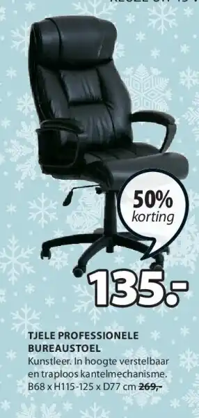 Jysk Tjele professionele bureaustoel aanbieding
