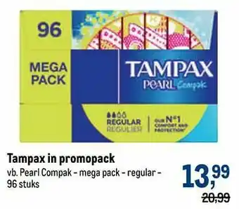 Tampax pearl compak mega pack regular
