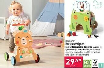 ALDI Houten speelgoed aanbieding