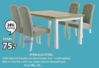 Stenlille stoel