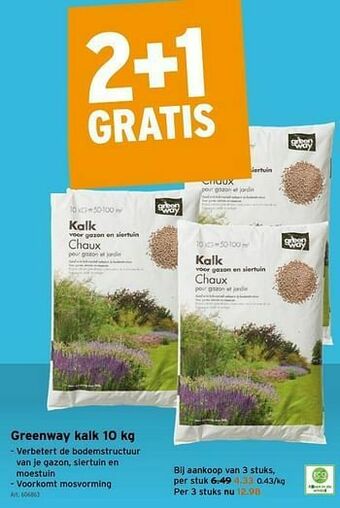 GAMMA Greenway kalk aanbieding