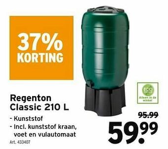 GAMMA Regenton classic aanbieding