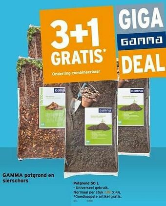 GAMMA Gamma potgrond aanbieding