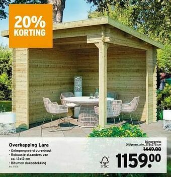 GAMMA Overkapping lara aanbieding