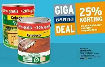 GAMMA Terrasolie naturel aanbieding