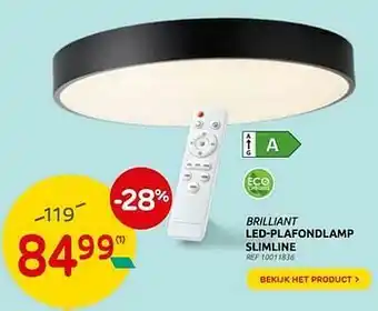 Led-plafondlamp slimline