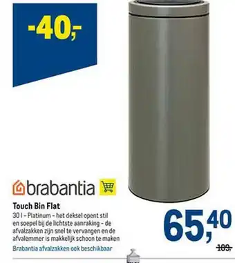 Touch Bin Flat