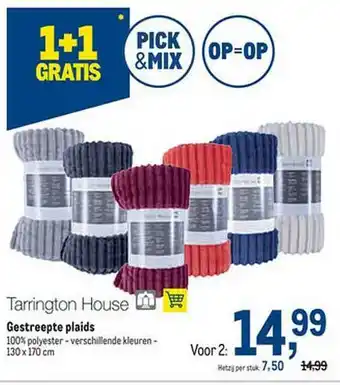 Gestreepte Plaids